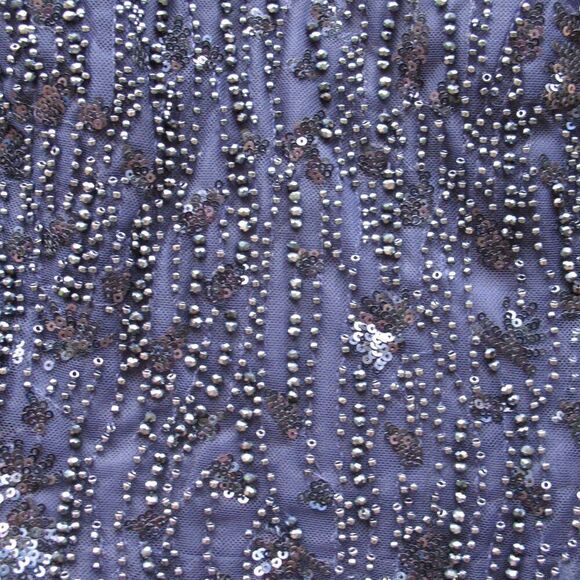 Mac Duggal 10806 Womens EMBELLISHED FLUTTER SLEEVE TEA-LENGTH DRESS - Picture 8 of 15